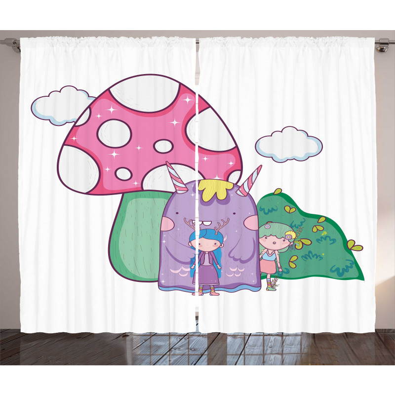 Little Youngsters Monster Curtain