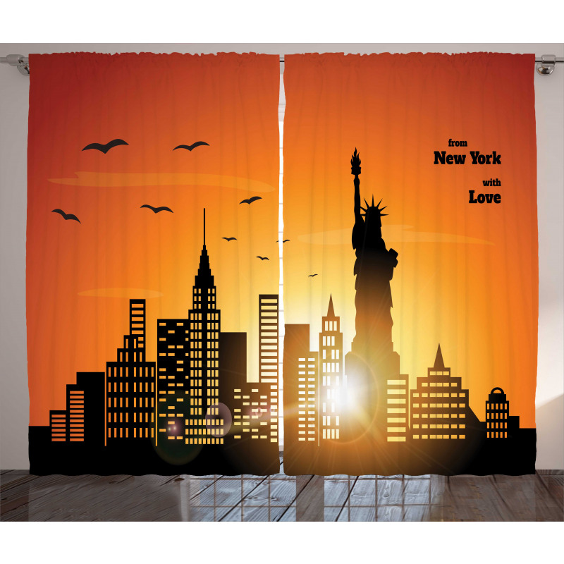 New York with Love Curtain