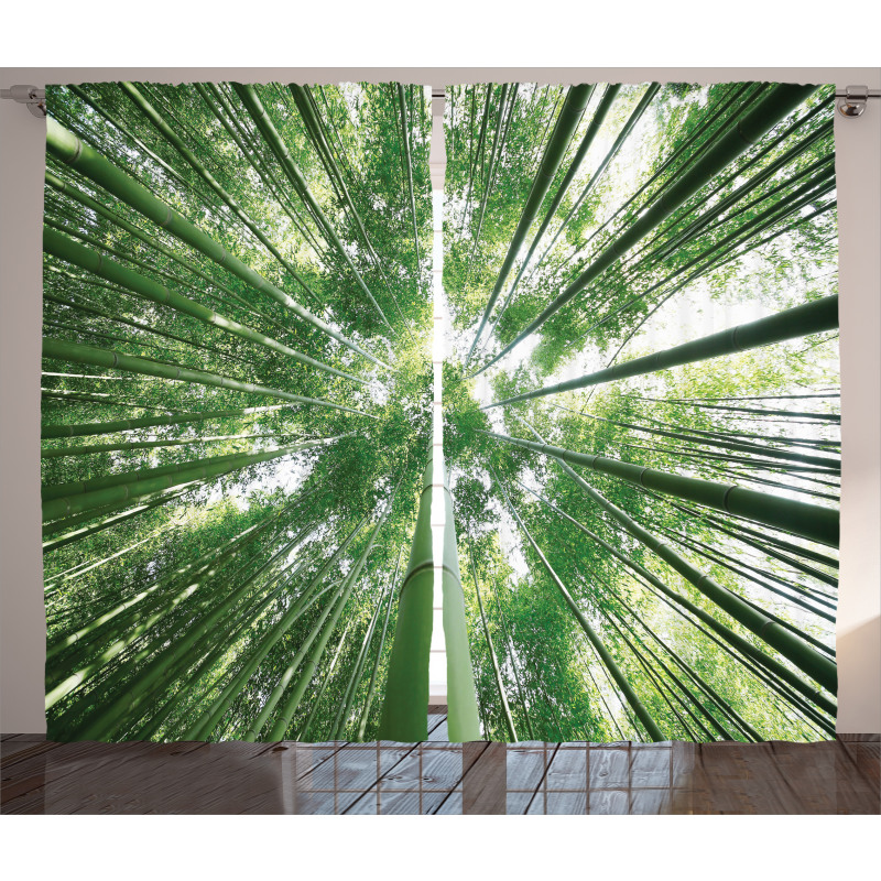 Tropic Rain Forest Bamboo Curtain