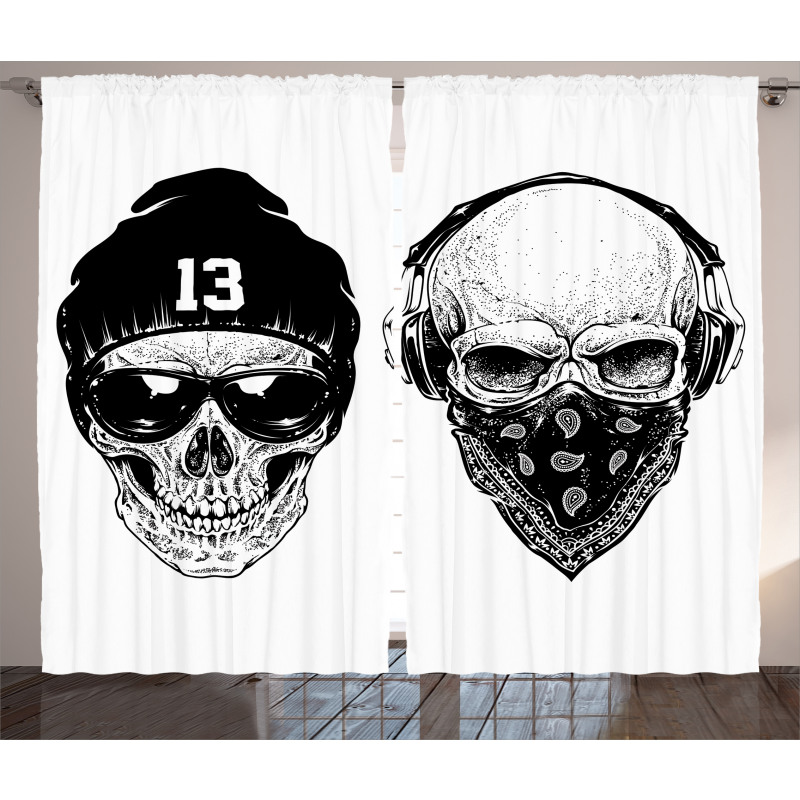 Funny Skull Band Curtain