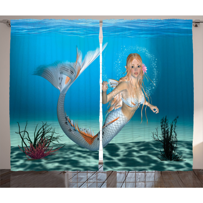 Fairytale Tropic Ocean Curtain