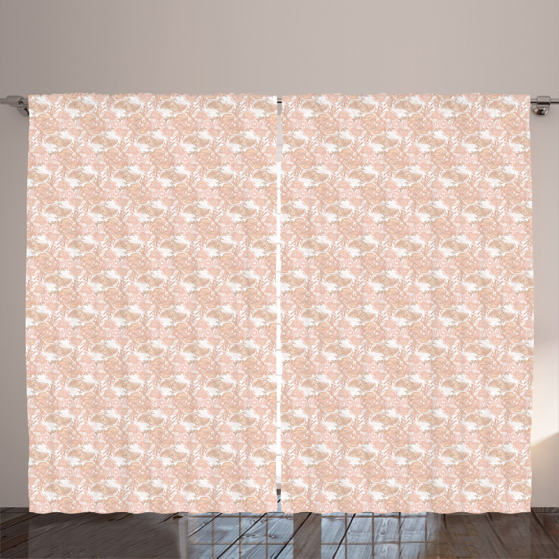 Rustic Botanic Blossom Curtain