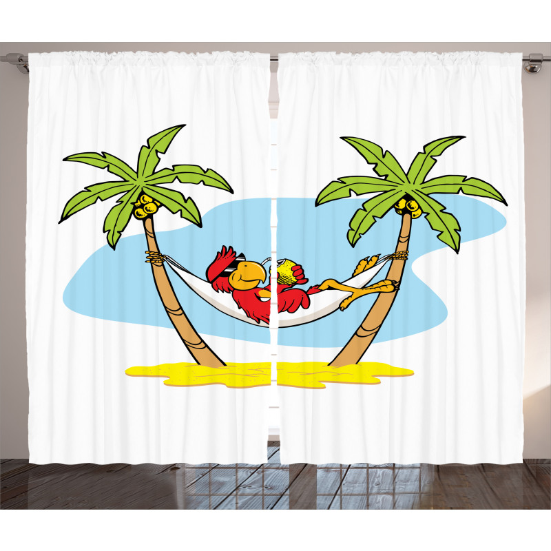 Hammock Palm Tree Shade Curtain