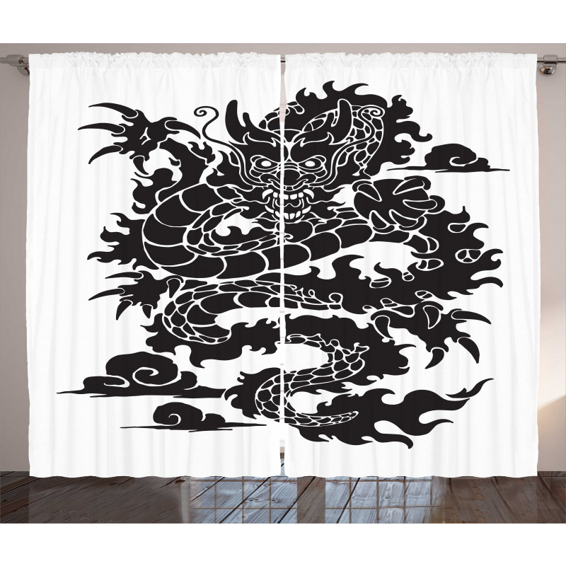 Cultural Chinese Silhouette Curtain