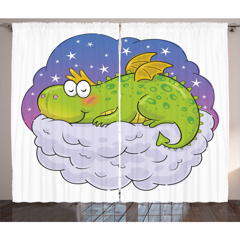 Nighttime Sleep on a Cloud Curtain