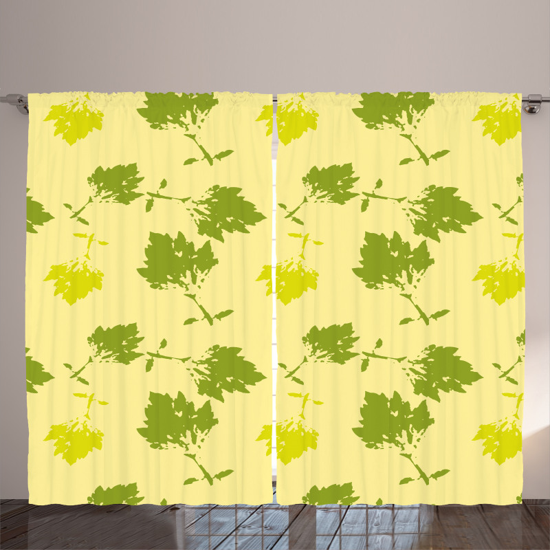 Ornamental Sycamore Leaves Curtain