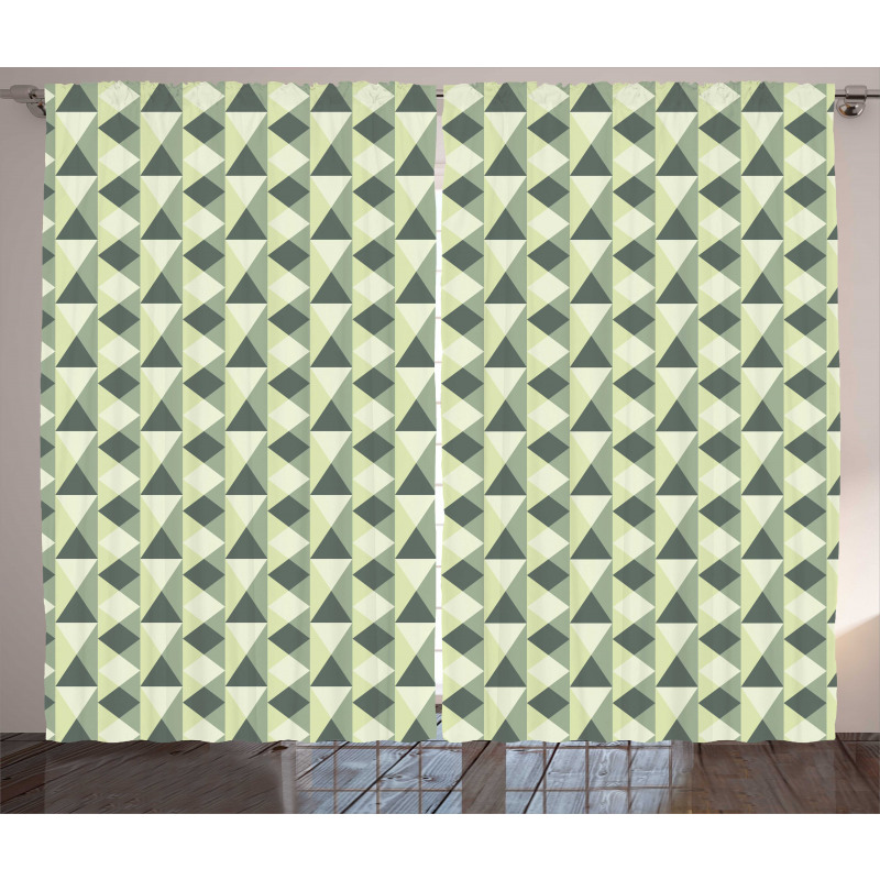 Triangles and Squares Curtain