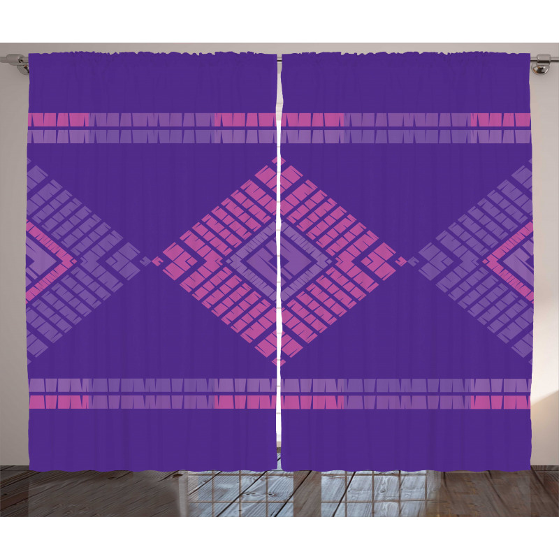 Tones Creative Squares Curtain