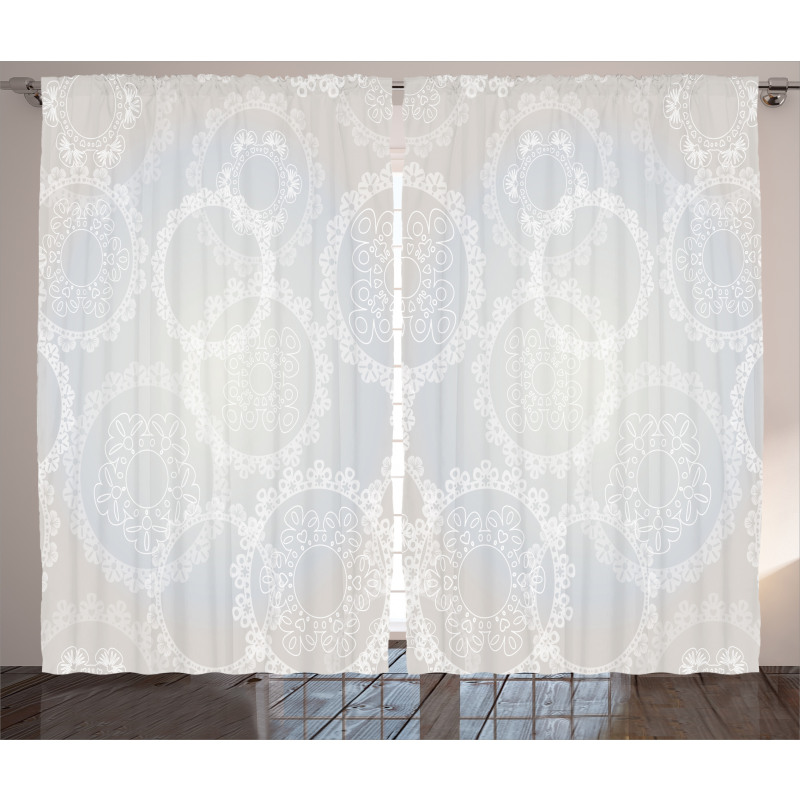 Romantic Bridal Lace Curtain