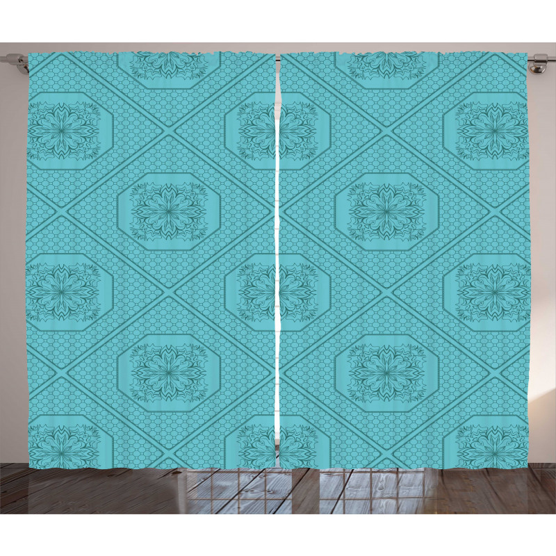 Flourishing Motifs Shapes Curtain