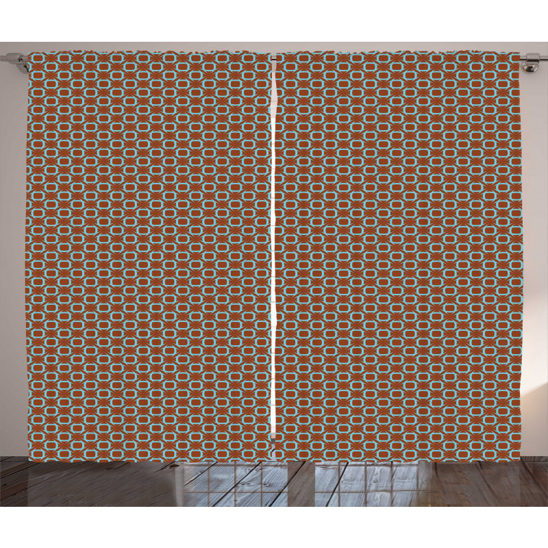 Creative Symmetric Design Curtain