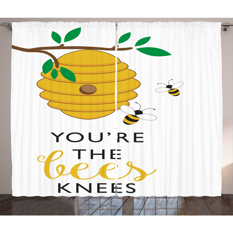 You're the Bees Knees Curtain