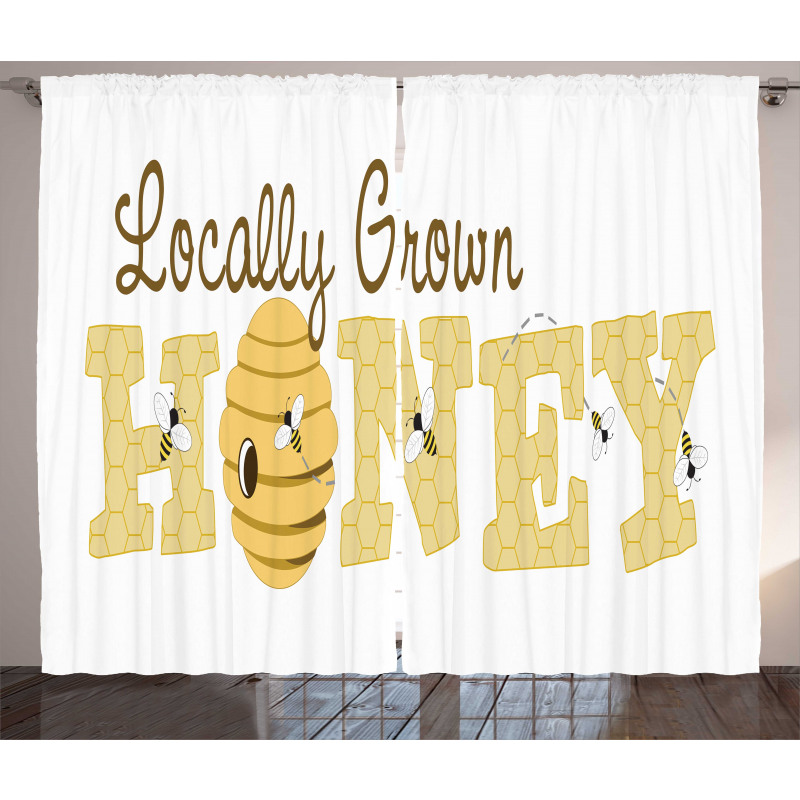 Locally Grown Calligraphy Curtain