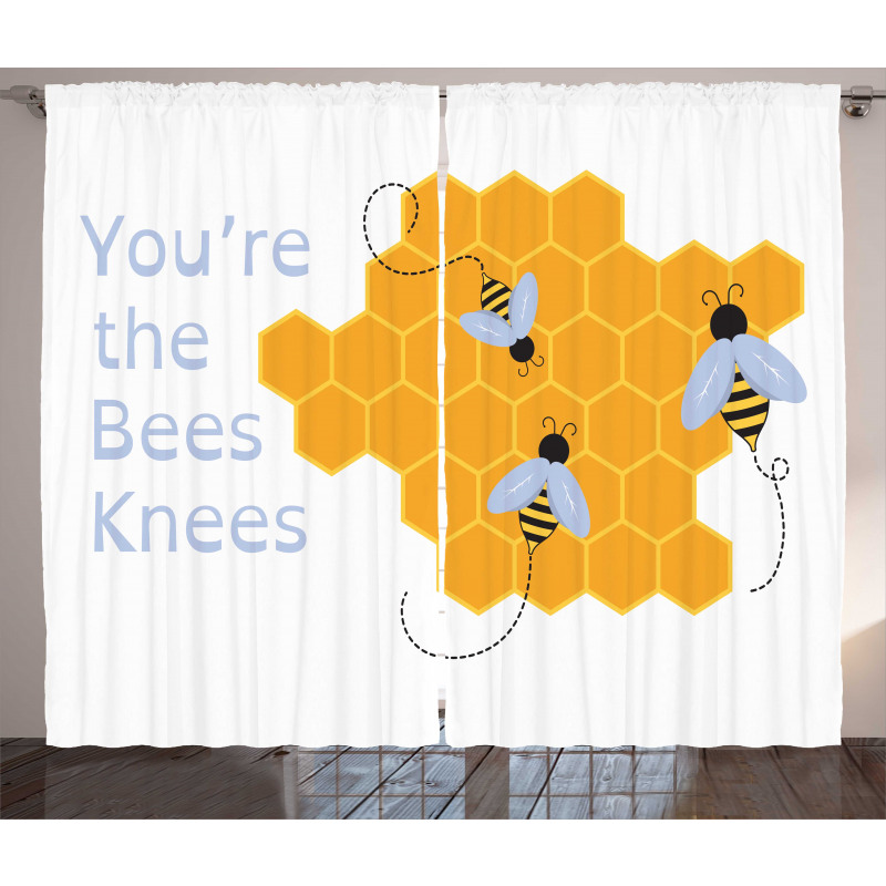 You are the Bees Knees Curtain