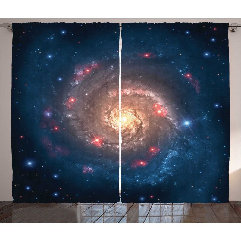Black Hole Cosmos Space Curtain