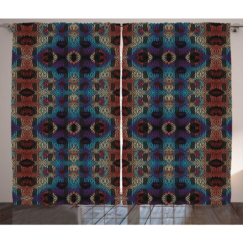 Ethnic Color Transitions Curtain