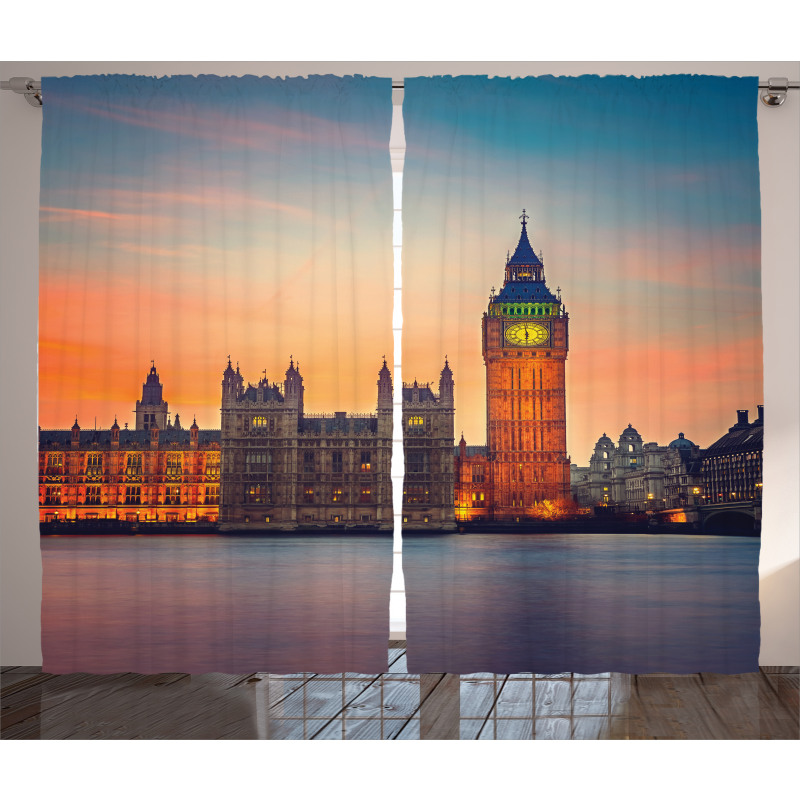 Big Ben and Parliament Curtain
