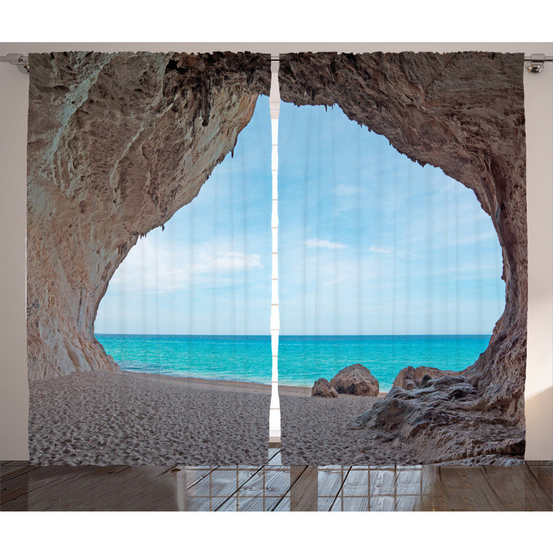 Mediterranean Beach Curtain
