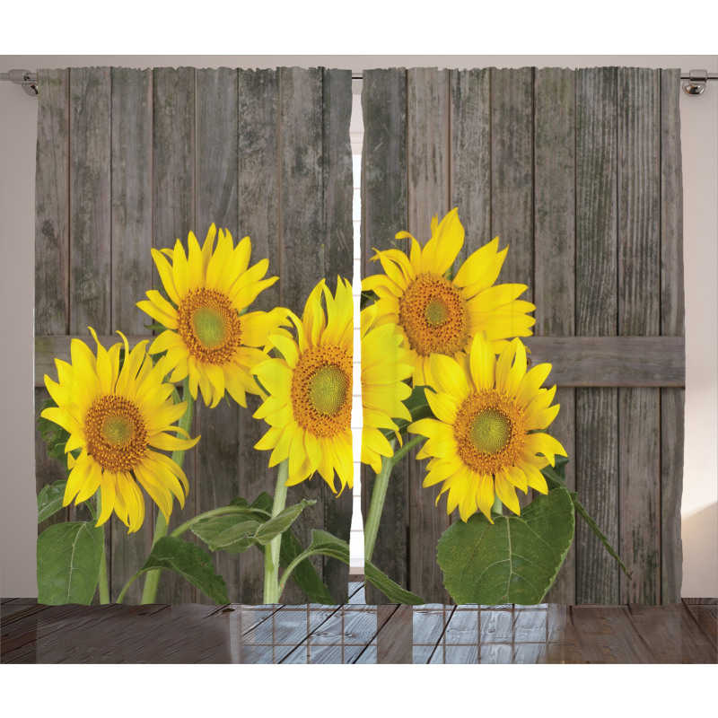 Helianthus Sunflowers Curtain