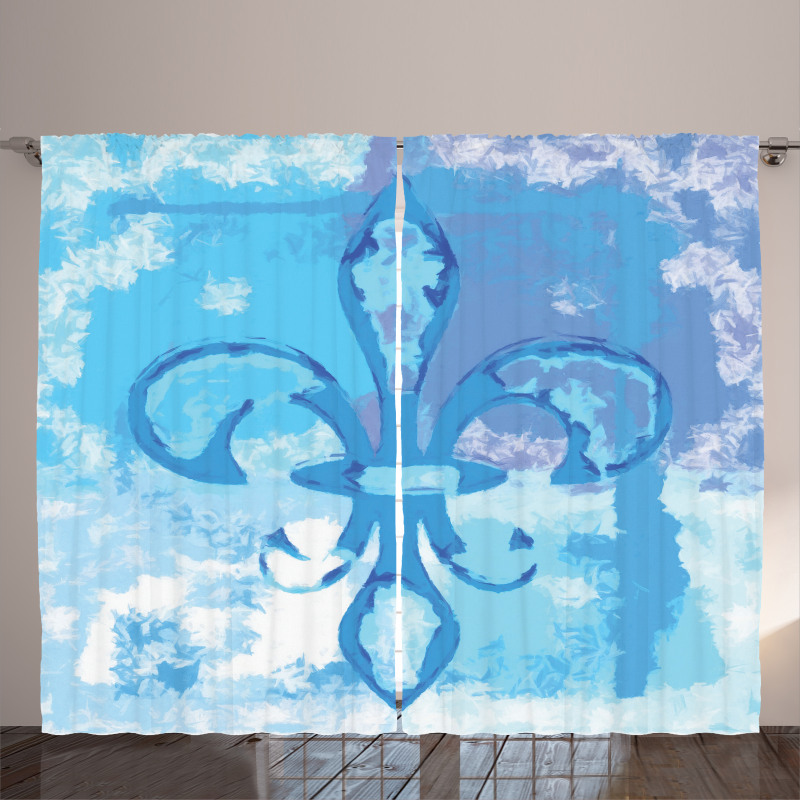 France Fleur de Lis Curtain