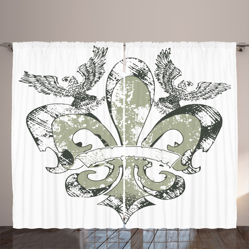 Eagle Emblem Victorian Curtain