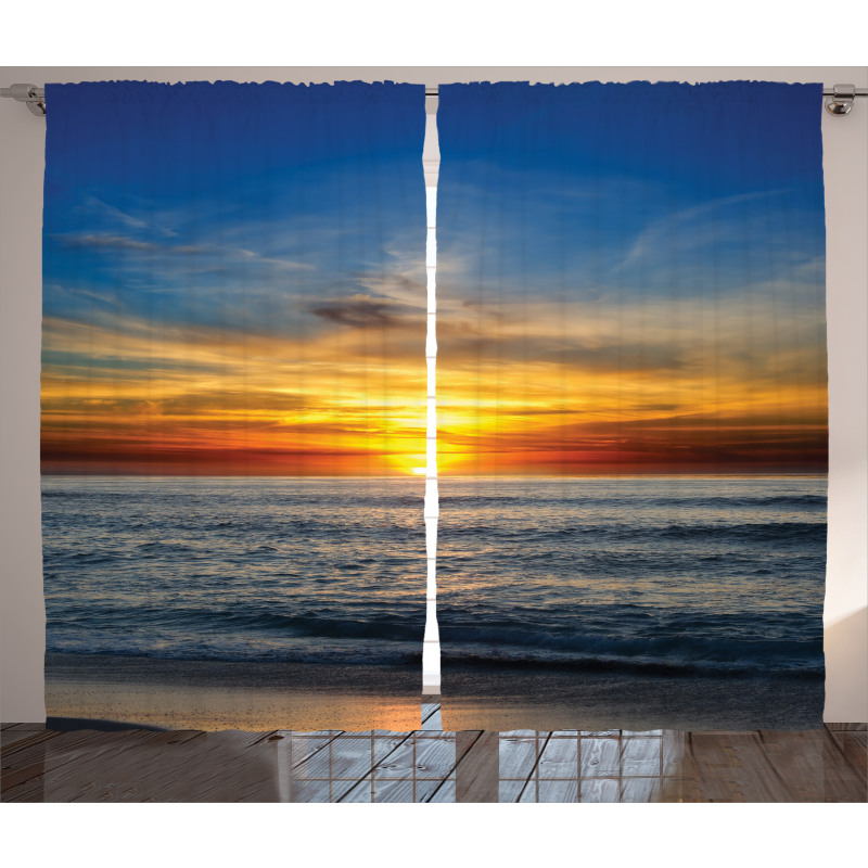 Pacific California Sunset Curtain