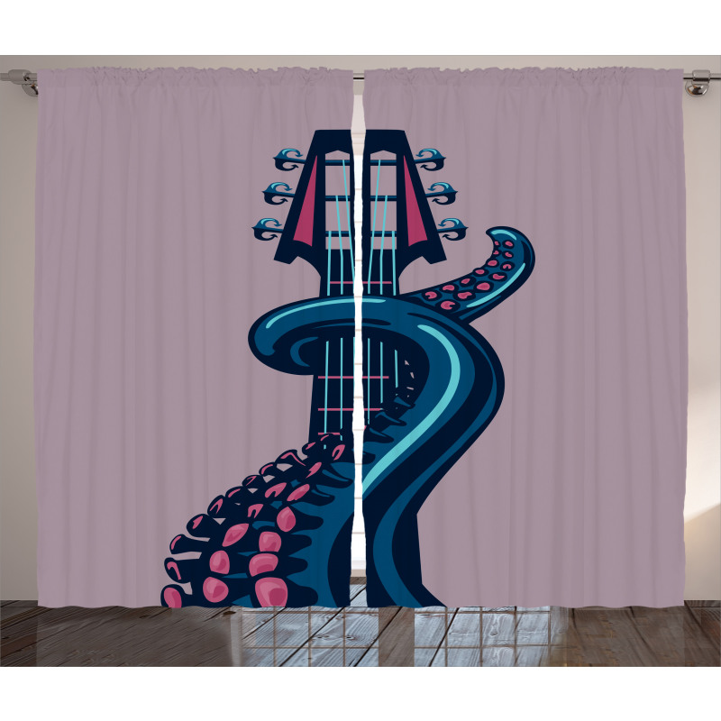 Guitar Music Curtain