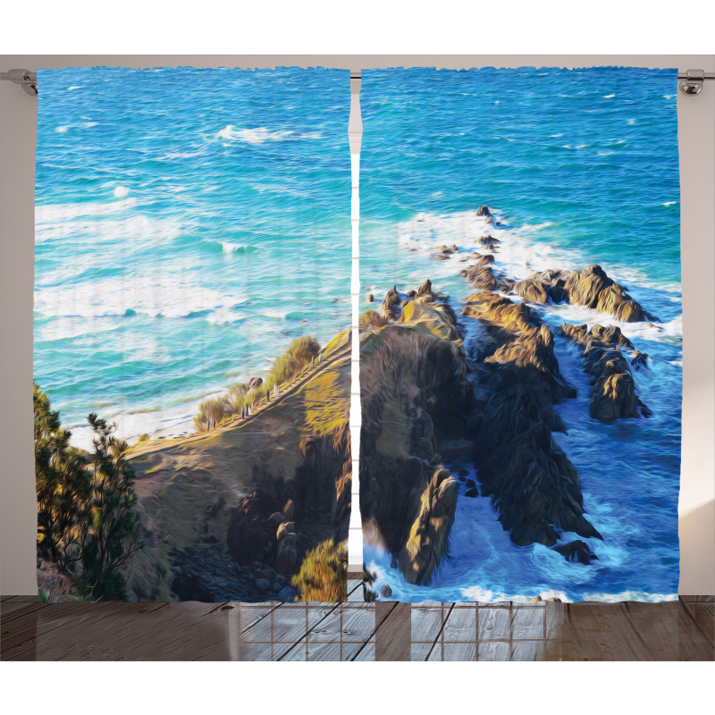 Austalian Cliffs by Sea Curtain