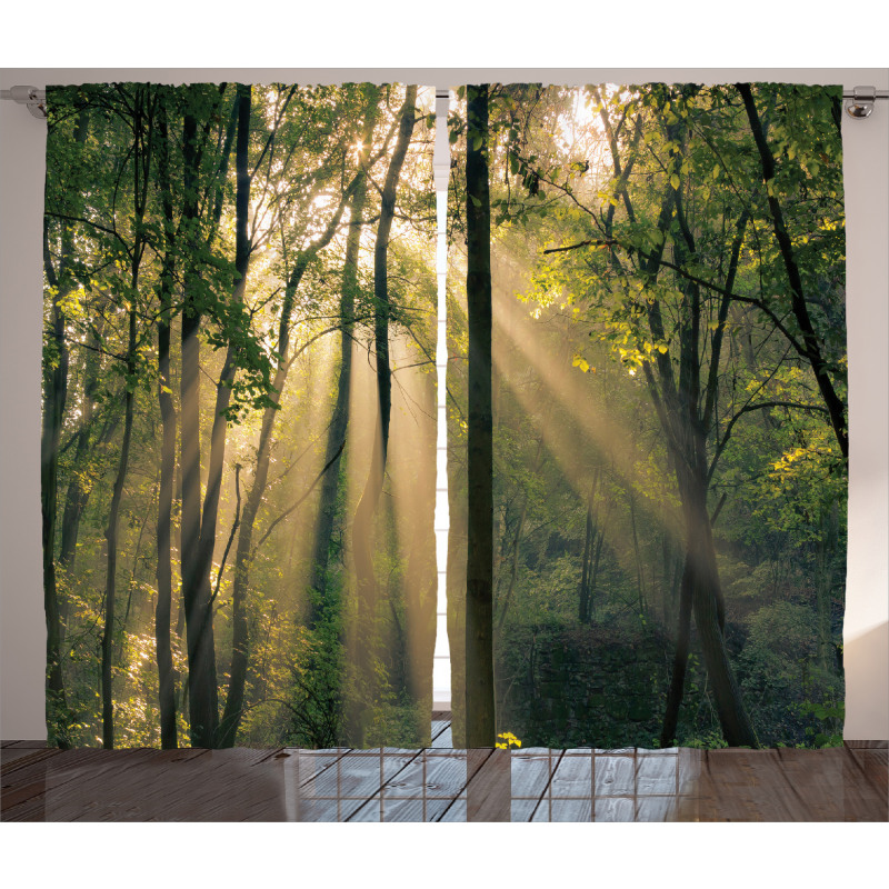 Summertime Countryside Curtain