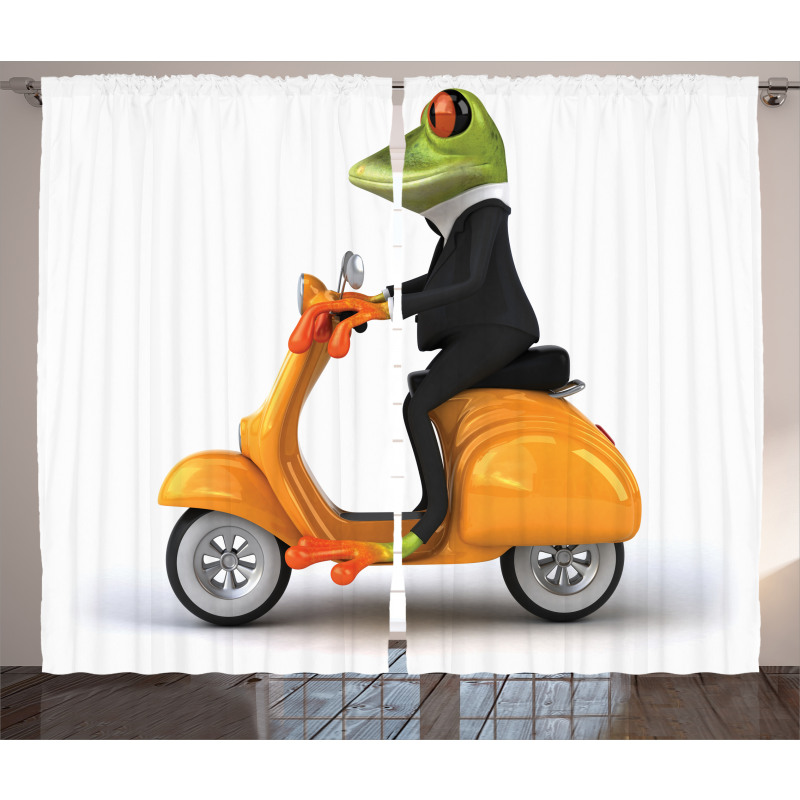 Italian Frog Motorcycle Curtain