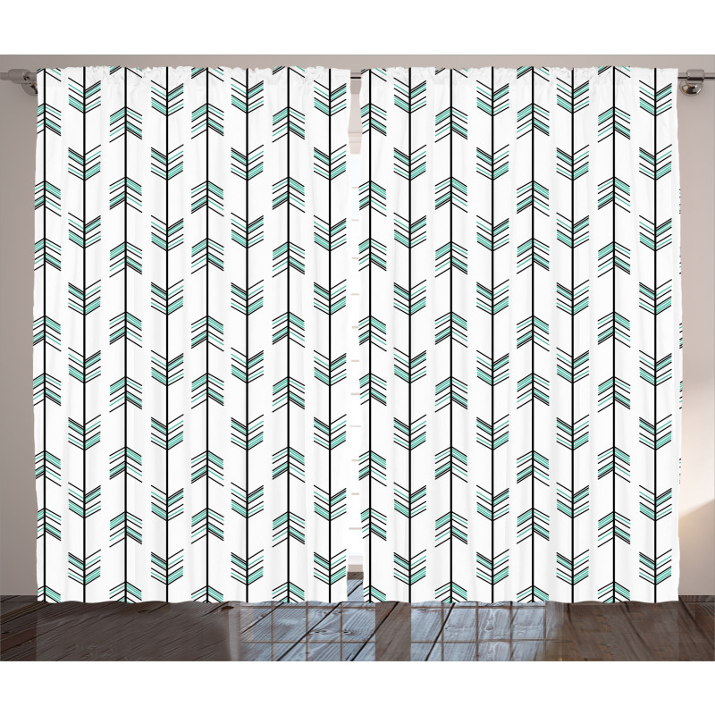 Tribal Graphic Pattern Curtain