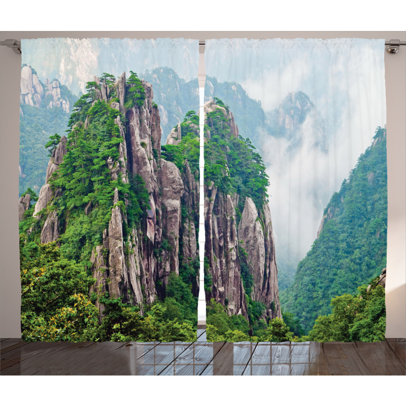 China Landscape Nature Curtain