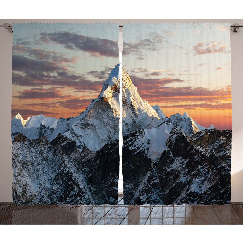 Mountain Nepal Everest Curtain