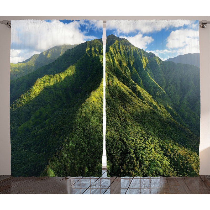 Exotic Hawaii Nature Curtain