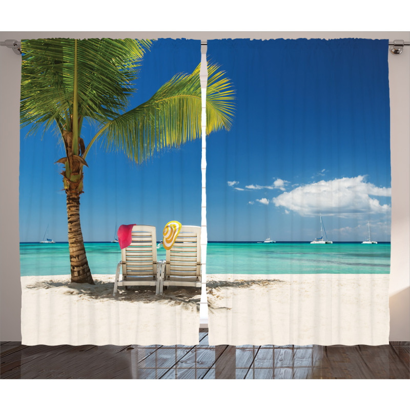 Relaxing Panorama Sea Curtain