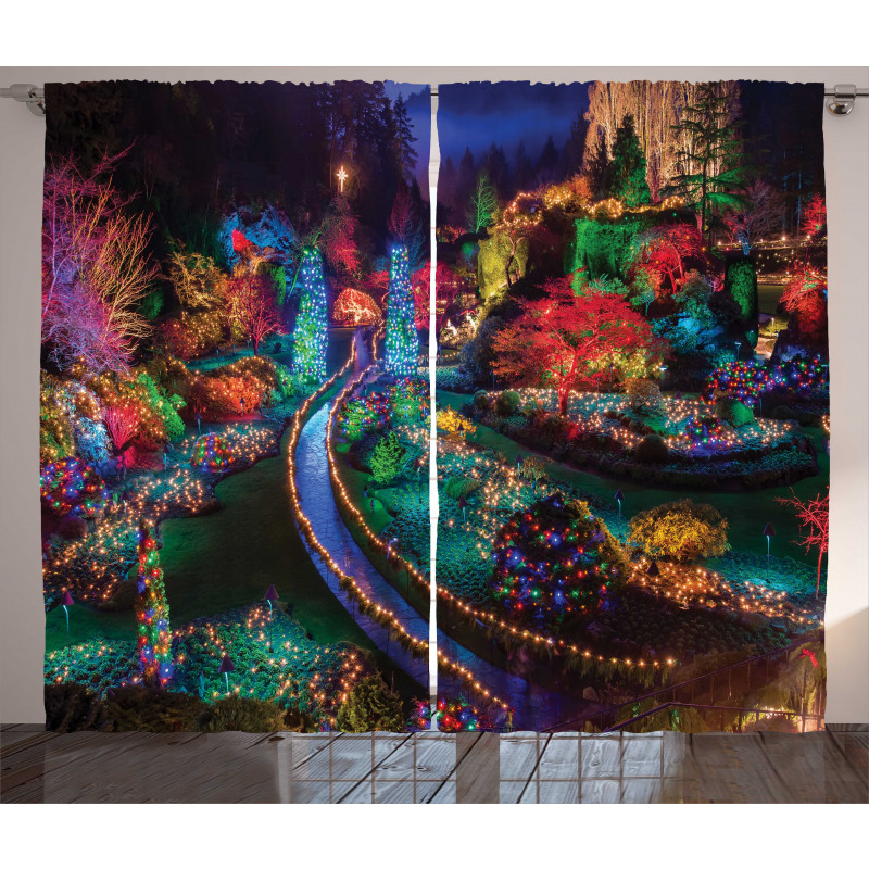Colorful Nature Curtain