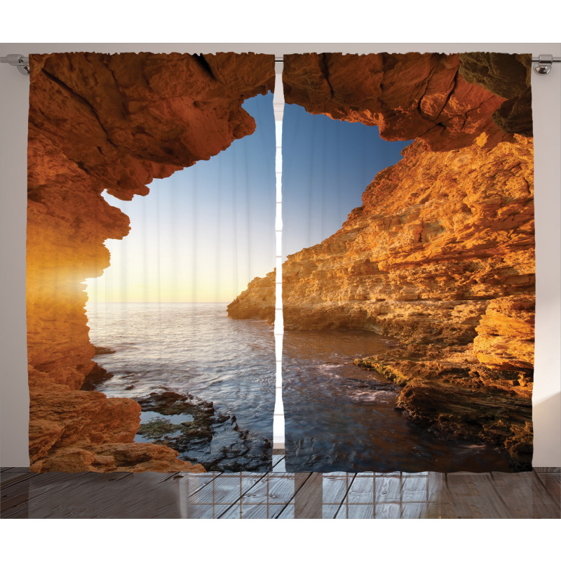 Sunset Pacific Paradise Curtain