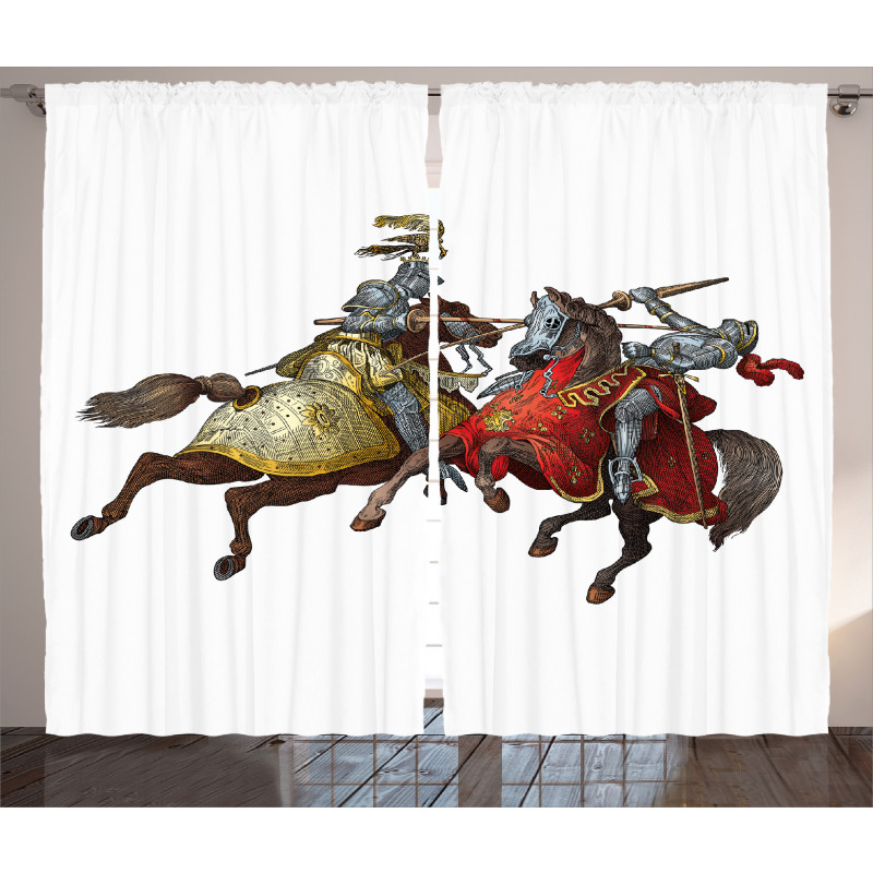Middle Age Knights Curtain
