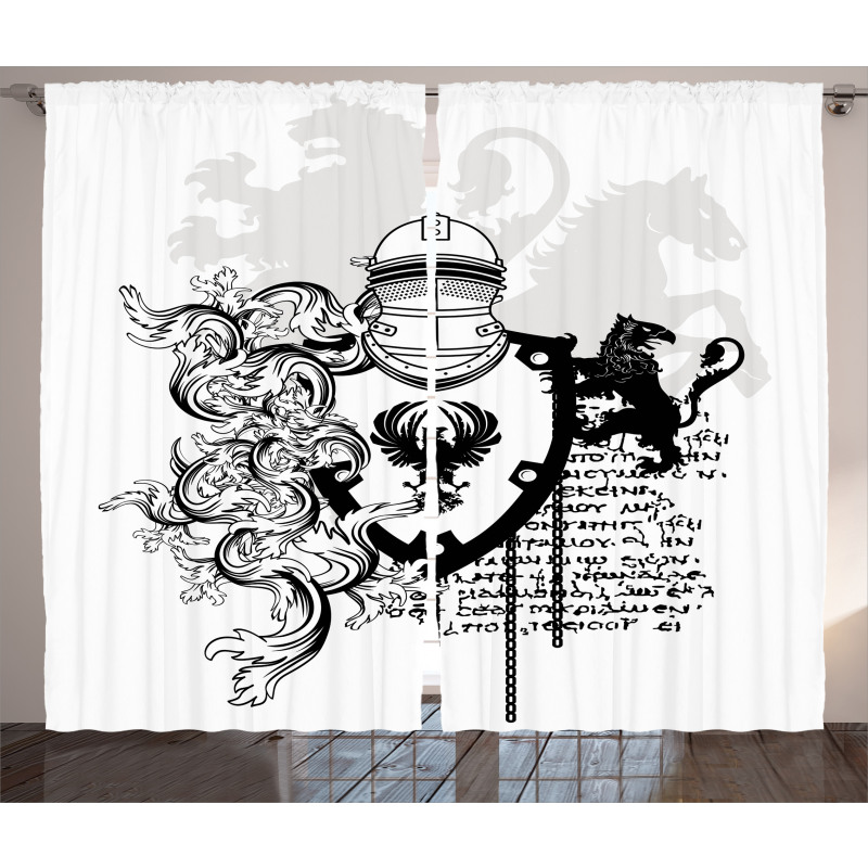 Medieval Knight Curtain
