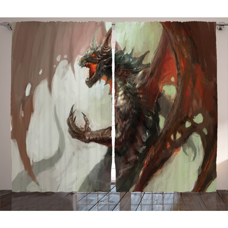 Creature Dragon Curtain