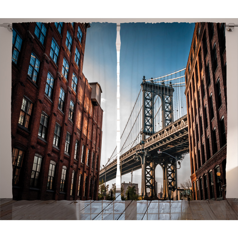 Manhattan Bridge USA Curtain