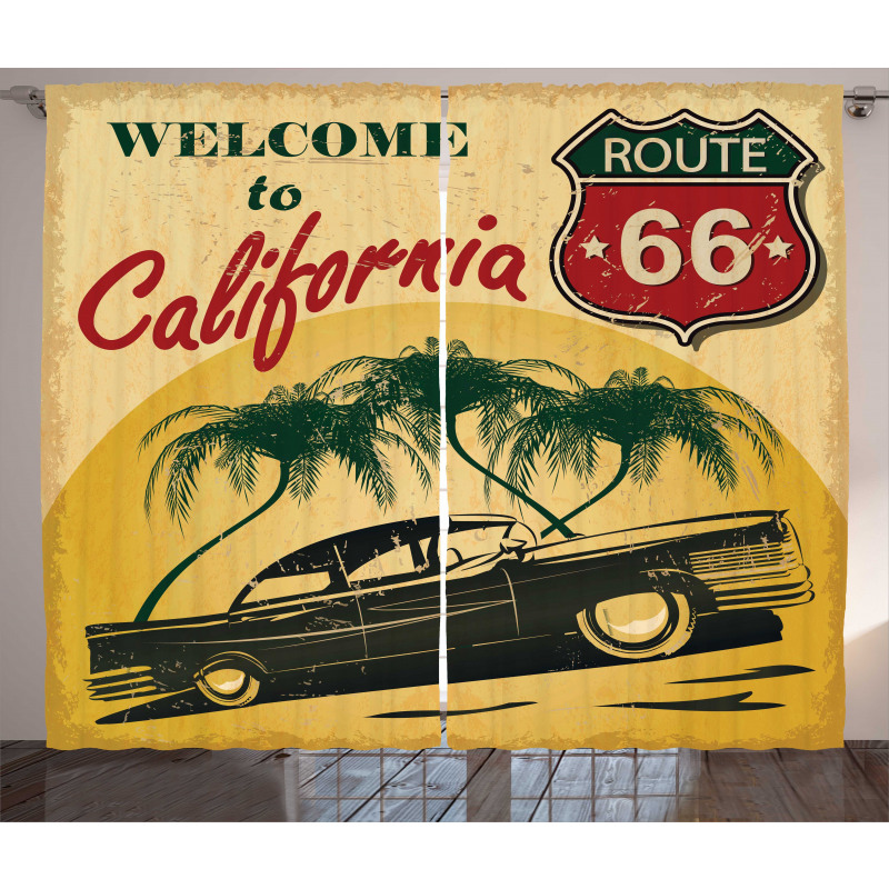 California Advertising Curtain