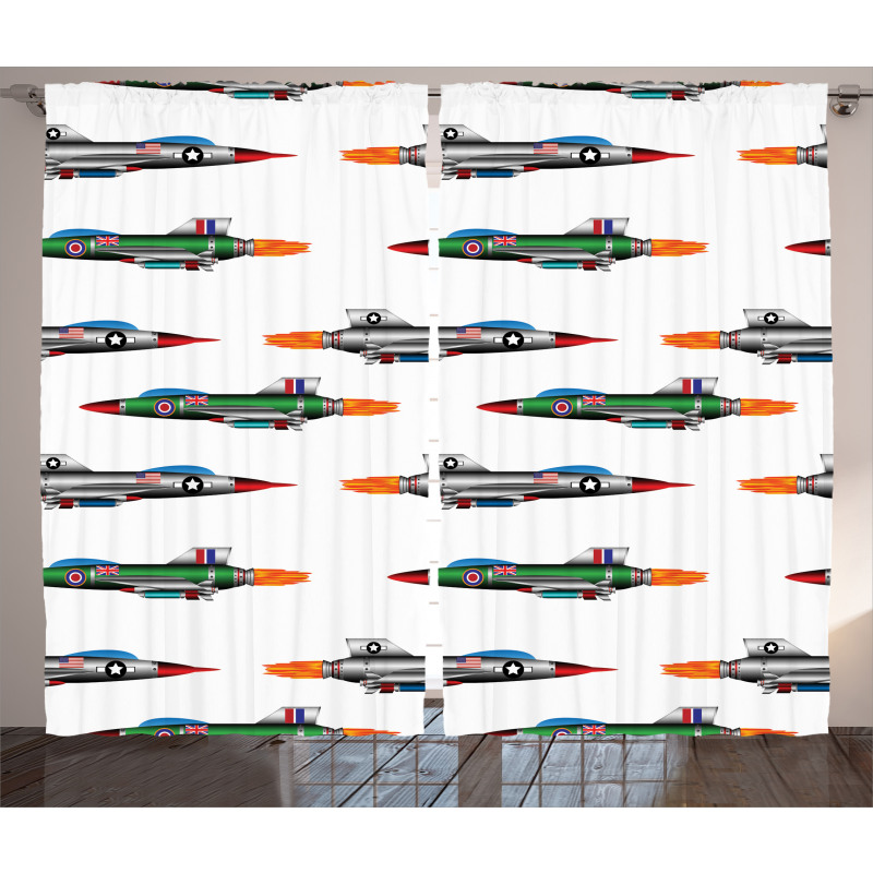 Jets Aviation Design Curtain