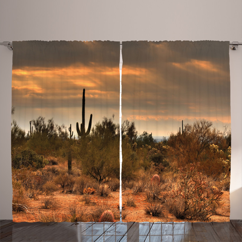Dramatic Shady Desert Curtain