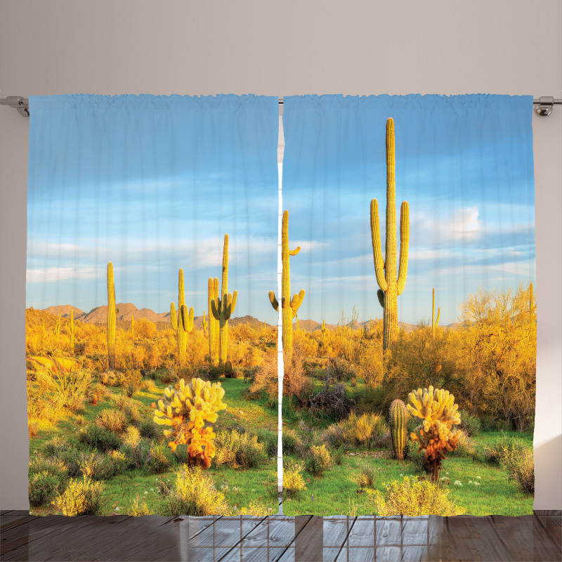 Sonoran Desert Blooms Curtain