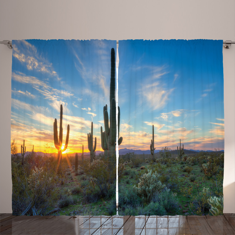 Cactus Noon Curtain