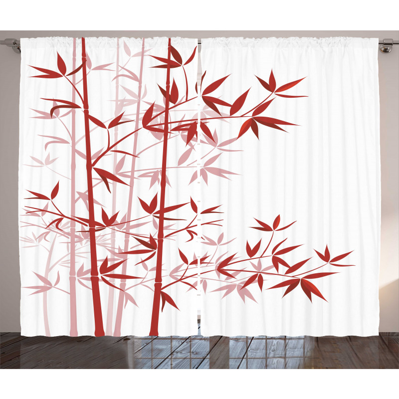 Bamboo Asian Nature Curtain