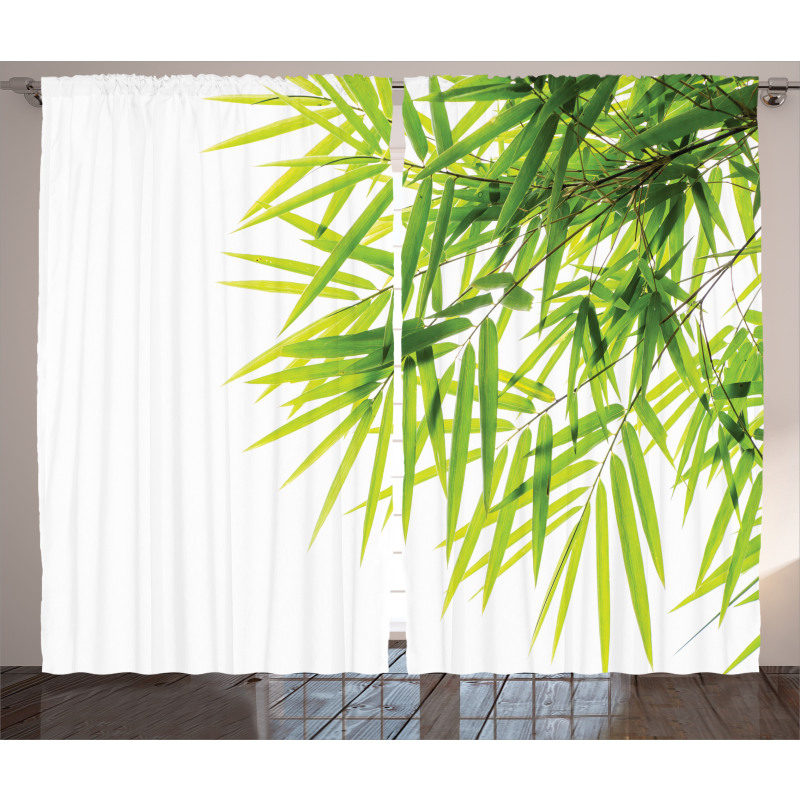 Bamboo Leaf Peace Curtain