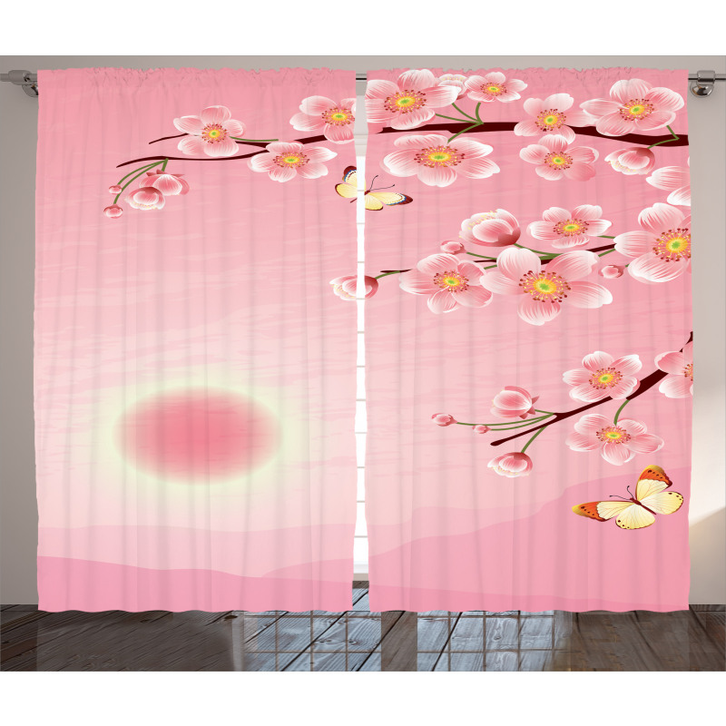 Nature Blossom Tree Curtain