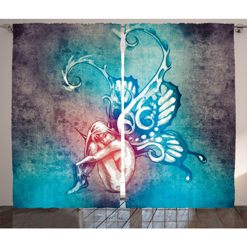 Butterfly Winged Fairy Curtain